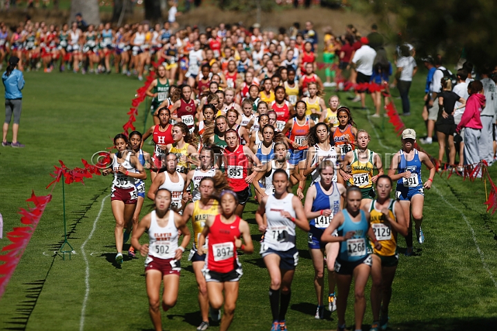2013SIXCHS-090.JPG - 2013 Stanford Cross Country Invitational, September 28, Stanford Golf Course, Stanford, California.